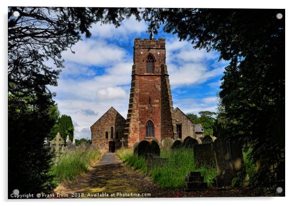 Holy Cross Church, Woodchurch, Wirral, UK Acrylic by Frank Irwin