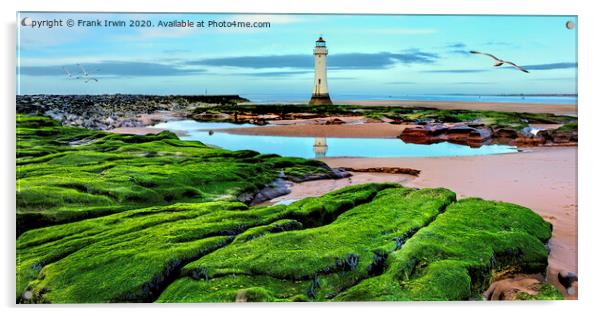 Perch Rock Lighthouse, New Brighton. Acrylic by Frank Irwin