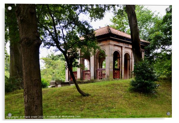 Birkenhead Parks iconic Boat House Acrylic by Frank Irwin