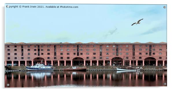 Royal Albert Dock, Liverpool Acrylic by Frank Irwin
