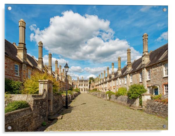 Vicar's Close Acrylic by Roger Byng