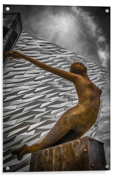 Titanica, Titanic Building, Belfast Acrylic by Gareth Burge Photography