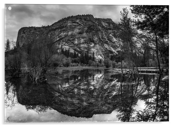 Mirror Lake Reflection, Yosemite National Park Acrylic by Gareth Burge Photography