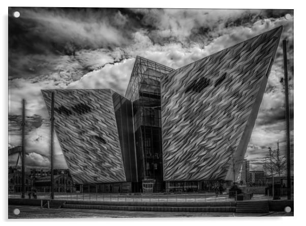Titanic Building, Belfast Acrylic by Gareth Burge Photography