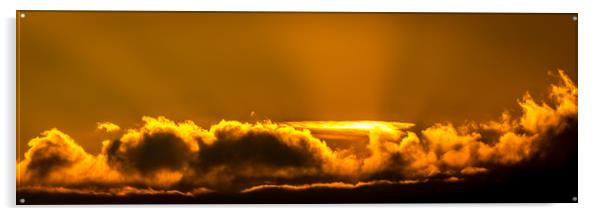 Clouds of Fire Acrylic by Gareth Burge Photography