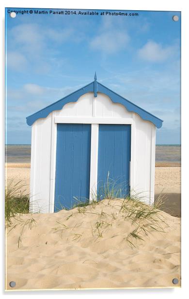  Southwold Beach Hut Acrylic by Martin Parratt