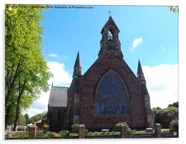 Alloway  Parish Kirk , Scotland Acrylic by Bill Lighterness