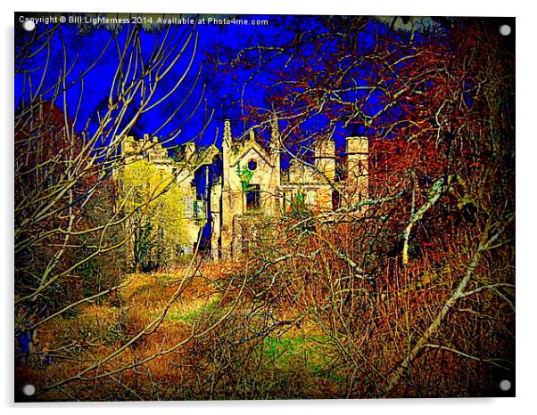 Cambusnethan Priory , a Haunted Look Acrylic by Bill Lighterness