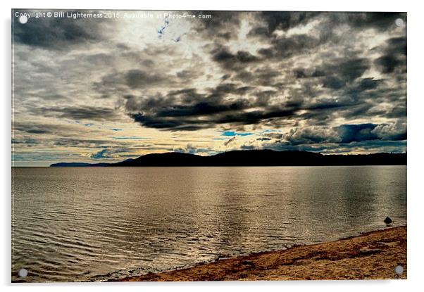  Tralee Bay , Benderloch Acrylic by Bill Lighterness