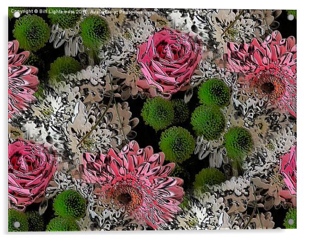  Flower Power Acrylic by Bill Lighterness