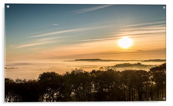 Buxton Sunrise Acrylic by Laura Kenny