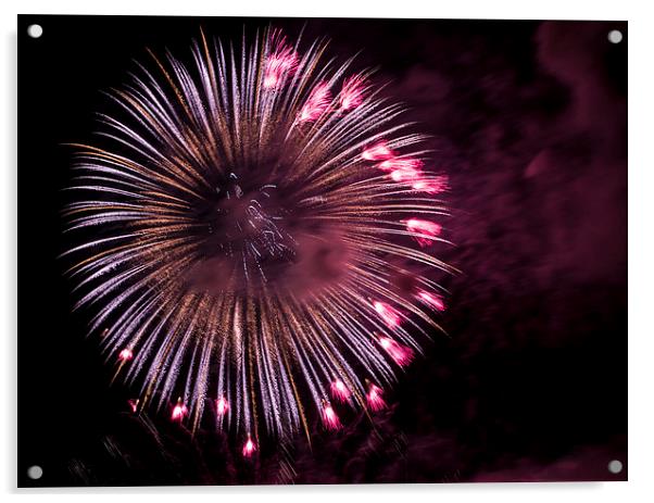 Firework Acrylic by Laura Kenny