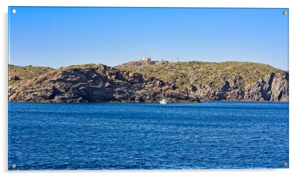Cap de Creus Lighthouse 2, Spain Acrylic by Steven Ralser