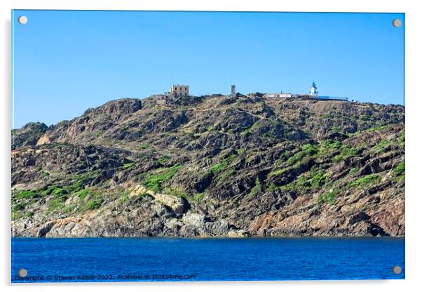 Cap de Creus Lighthouse 3, Spain Acrylic by Steven Ralser