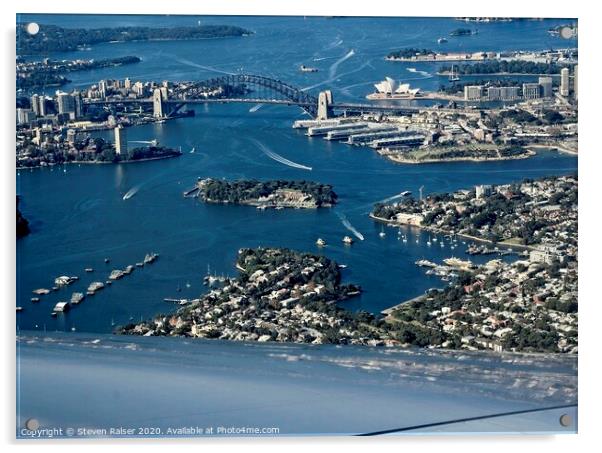 Sydney Harbor 3, Australia Acrylic by Steven Ralser