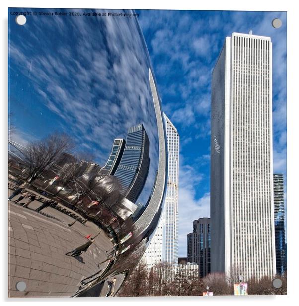 Chicago Bean Acrylic by Steven Ralser