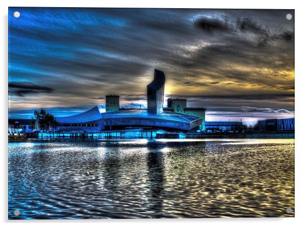 Imperial War Museum North in Manchester Acrylic by Juha Remes