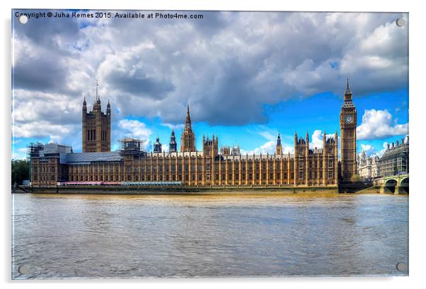 Houses of Parliament Acrylic by Juha Remes