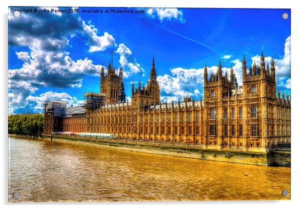 Houses of Parliament Acrylic by Juha Remes
