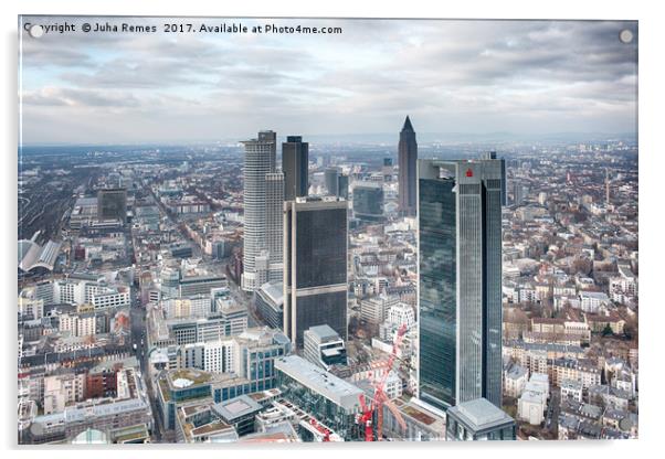 Frankfurt am Main Acrylic by Juha Remes