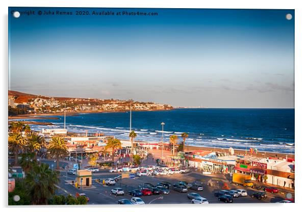 Playa del Ingles Acrylic by Juha Remes