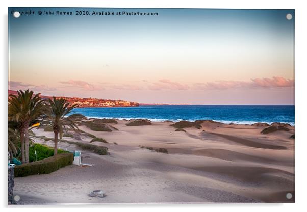 Playa del Ingles Acrylic by Juha Remes