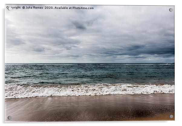 Las Palmas Beach Acrylic by Juha Remes