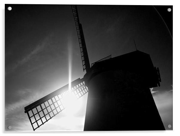 Bembridge Windmill Acrylic by Thomas Stewart