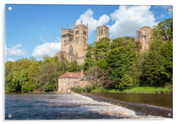The Heavenly Durham Cathedral Acrylic by Wendy Williams CPAGB