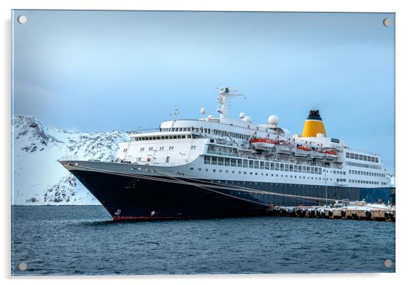 Majestic Cruiser in Arctic Splendor Acrylic by Wendy Williams CPAGB