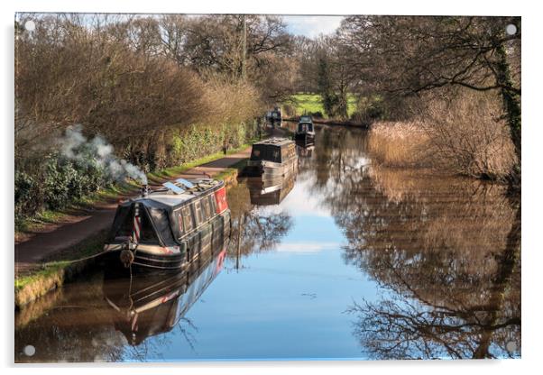 Beautiful Day on The Shroppie Acrylic by Wendy Williams CPAGB