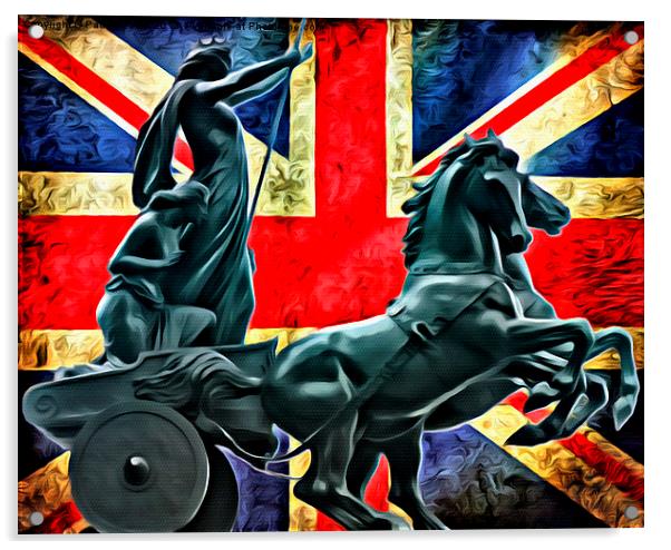 Rule Britannia Acrylic by Paul Stevens