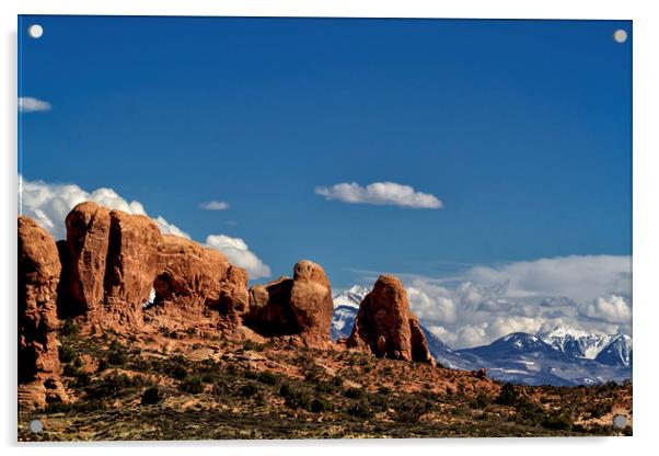 Between Two Worlds - Arches National Park Acrylic by Belinda Greb