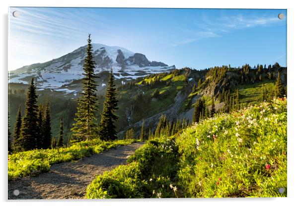A Hike to Remember Acrylic by Belinda Greb