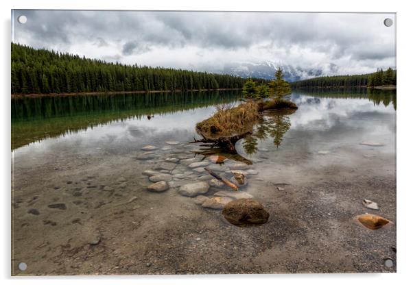 Two Jack Lake, No. 1 Acrylic by Belinda Greb