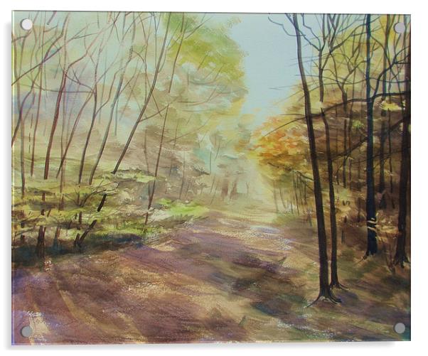 Ashridge Woods Acrylic by Martin Howard