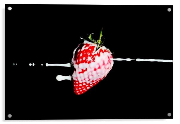 Strawberry and Cream Acrylic by Richard Cruttwell