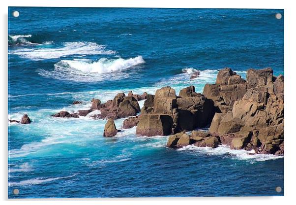 Lands End Acrylic by Richard Cruttwell