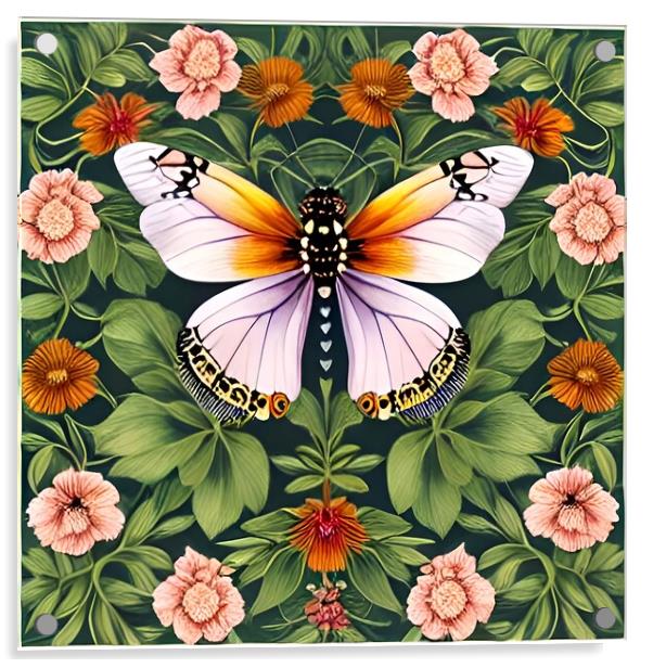 Delicate butterfly Acrylic by Scott Anderson