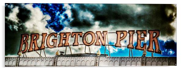 Brighton Pier Acrylic by Scott Anderson