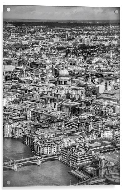 London and St Pauls Acrylic by Scott Anderson