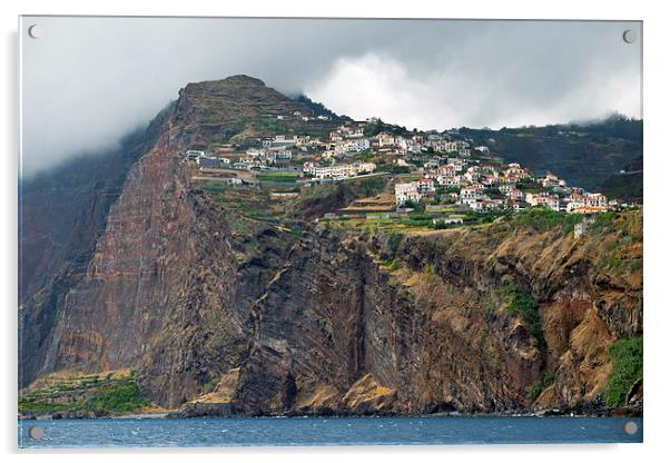  Cabo Girão sea cliffs Acrylic by Andy Armitage