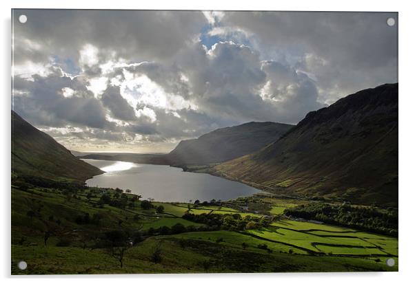 Wastwater, The Lake District Acrylic by Dan Ward