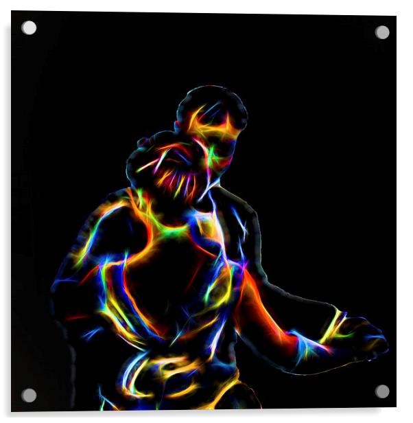  Dancing  Couple Acrylic by Tom and Dawn Gari