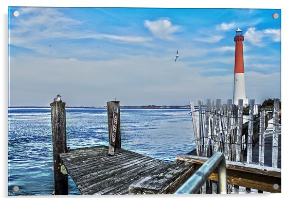  Barnegat Lighthouse Acrylic by Tom and Dawn Gari