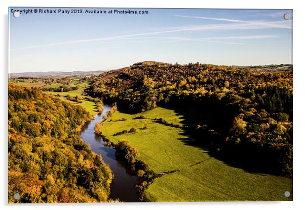 Symonds Yat Rock Acrylic by Richard Parry