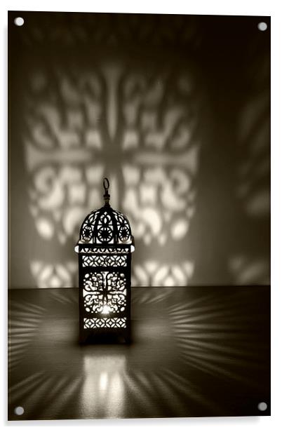 Arabic Lamp Acrylic by Matt Cottam