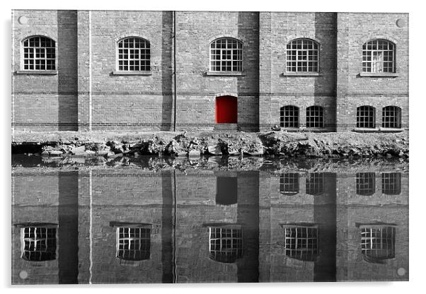 The Red Door Acrylic by Matt Cottam