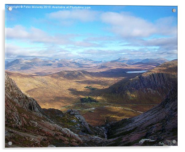Beautiful Highlands ! Acrylic by Peter Mclardy