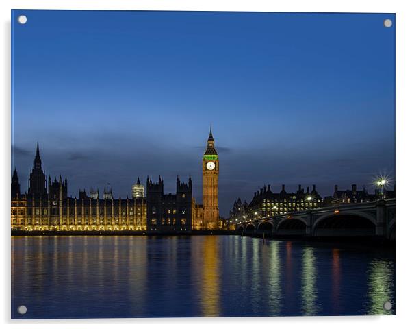 Big Ben Acrylic by Victor Burnside